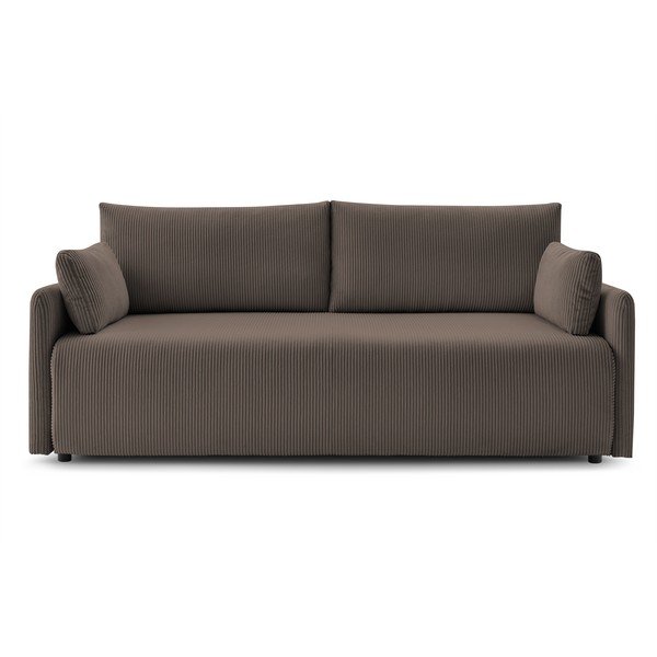 Iš kordinio velveto sulankstoma sofa rudos spalvos 211 cm Marcel – Bobochic Paris