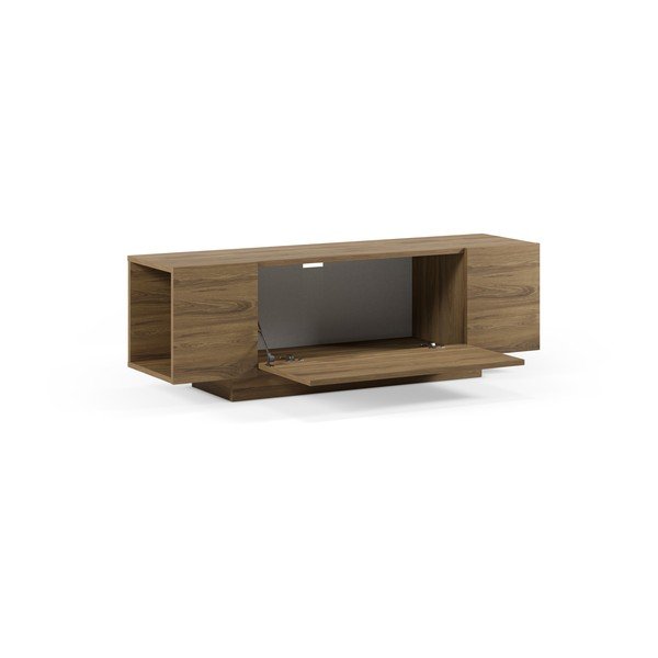 Natūralios spalvos TV spintelė iš ąžuolo 140x45x40 cm Victor – Marckeric-image-4