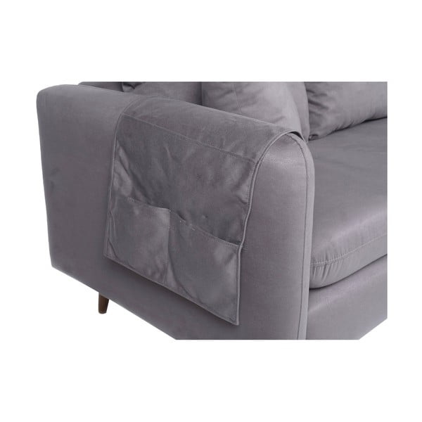 Sofa šviesiai pilkos spalvos 215 cm Sofia – Balcab Home-image-1