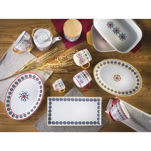 Porcelianinė serviravimo lėkštė Villa Altachira Gardeny, 32 x 17,5 cm-image-1