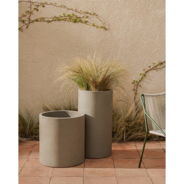 Iš betono gėlių vazono dangtelis ø 52 cm Aiguablava – Kave Home-image-1
