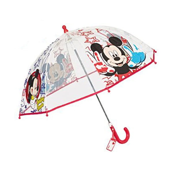 Vaikiškas permatomas skėtis "Mickey Mouse", ⌀ 60 cm