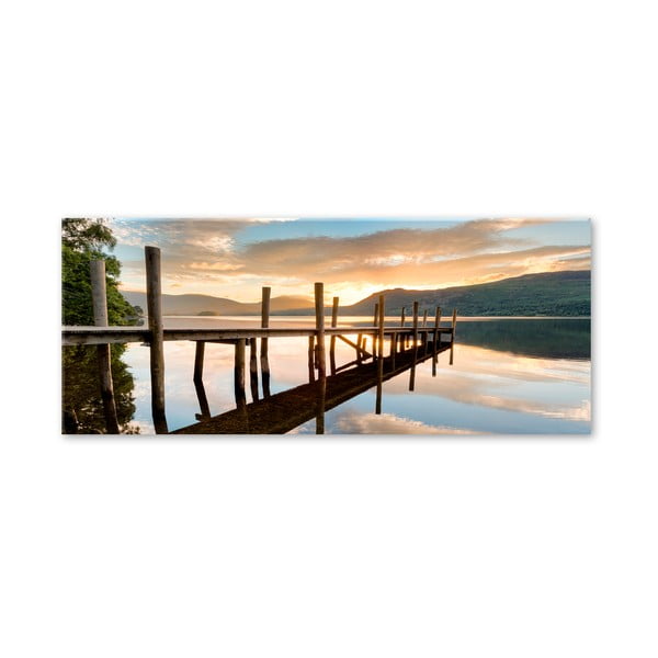 Stiklinis paveikslas Styler Sunset, 50 x 125 cm