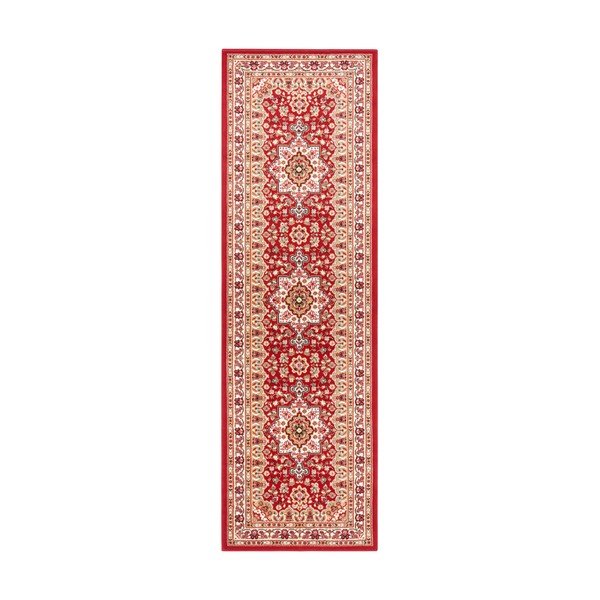 Raudonas kilimas Nouristan Parun Tabriz, 80 x 250 cm