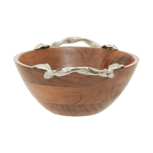 Natūralios spalvos iš medienos dubuo Vine – Premier Housewares-image-3