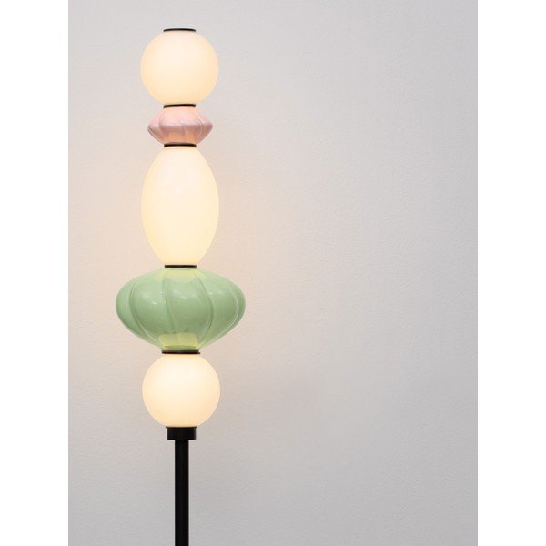 Iš keramikos pastatomas šviestuvas LED su pritemdymo funkcija (aukštis 136,5 cm) su keramikiniu gaubtu/su stiklo gaubtu Oneta – Nova Luce-image-2