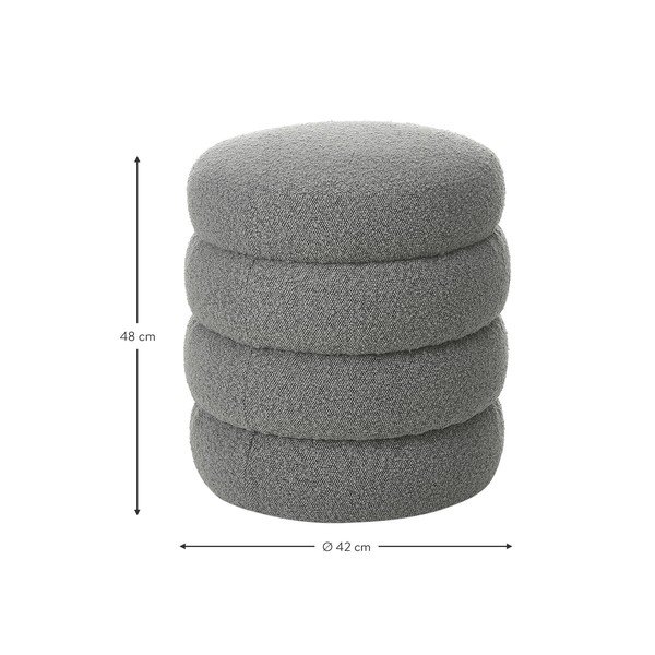 Pilkas pufas Alto - Westwing Collection-image-4