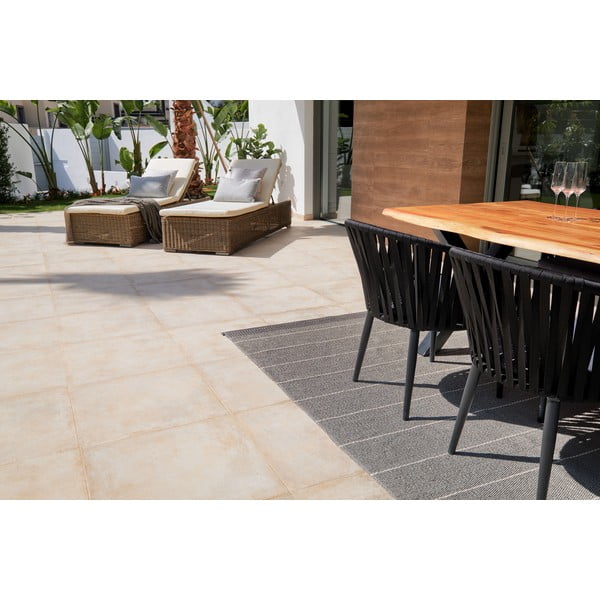 Pilkos spalvos lauko ir vidaus kilimas 60x125 cm Belle Concrete – Pappelina-image-4