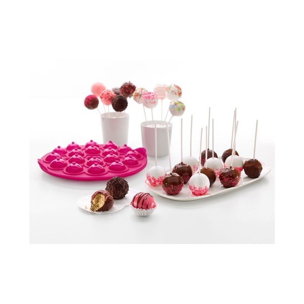 Silikoninių formų rinkinys "Cake Pop" su dekoratoriumi-image-3