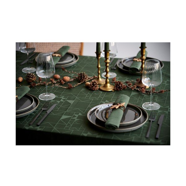 Iš damasko staltiesė 140x320 cm Star Damask – Södahl-image-3