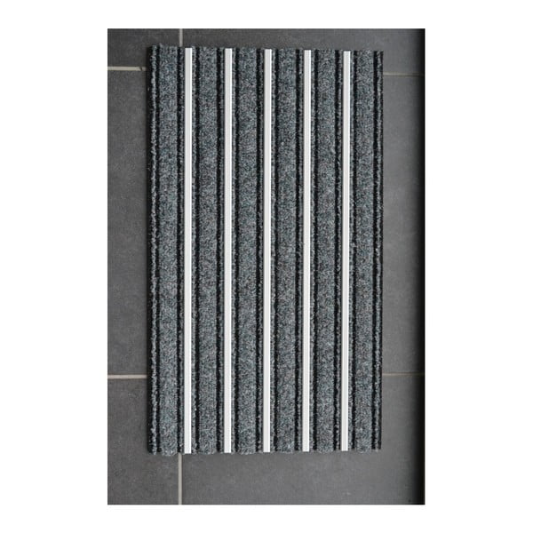Pilkas durų kilimėlis Hanse Home Alu, 47 x 75 cm