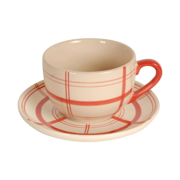 Keraminis puodelis ir lėkštutė Antic Line Cup Sharp, ⌀ 9 cm