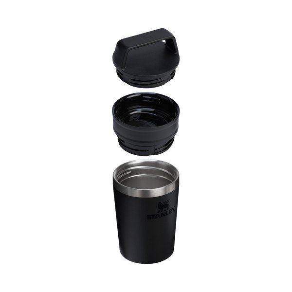 Juodos spalvos iš nerūdijančio plieno termo puodelis 230 ml Café-To-Go Travel Mug Black 2.0 – Stanley-image-1
