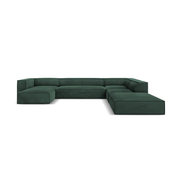 Tamsiai žalia kampinė sofa (dešinysis kampas) Madame - Windsor & Co Sofas