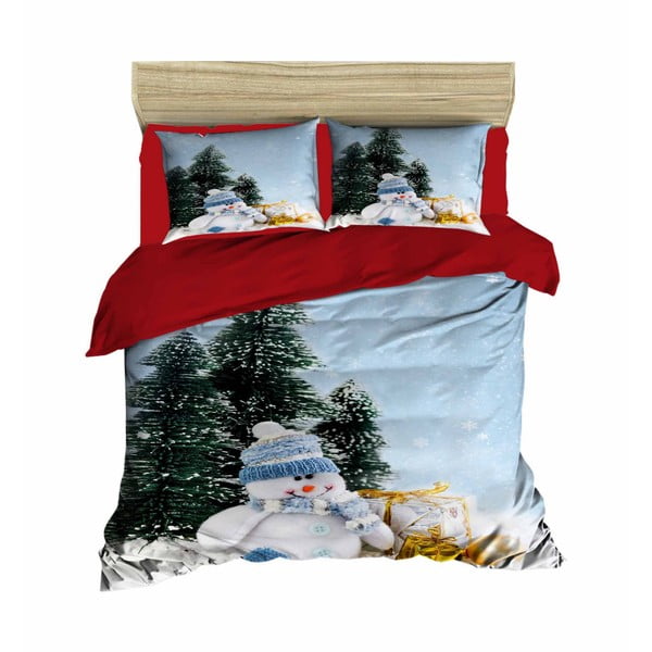 Kalėdinė dvivietės lovos patalynė su paklode "Enrique", 200 x 220 cm
