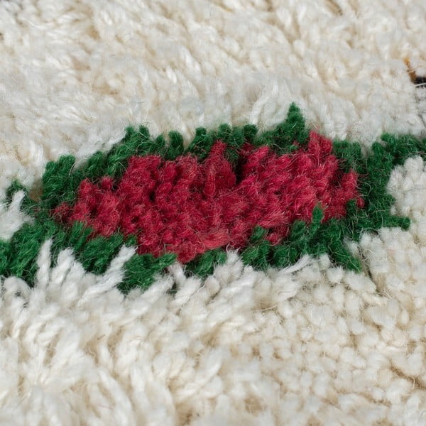 Rankų darbo iš vilnos kilimas kreminės spalvos 160x230 cm Moroccan Fes – Flair Rugs-image-3