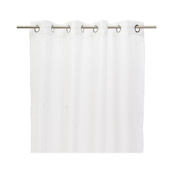 Baltos spalvos permatoma užuolaida 140x260 cm Vertical Thread – Casa Selección