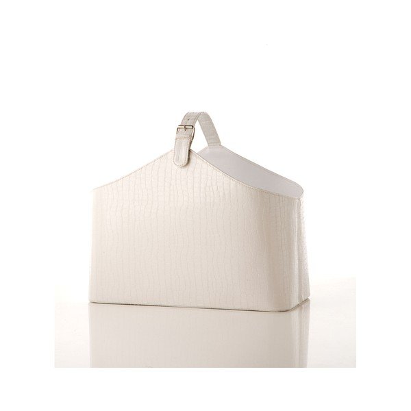 Žurnalų stovas "Croco Blanc", 38 cm