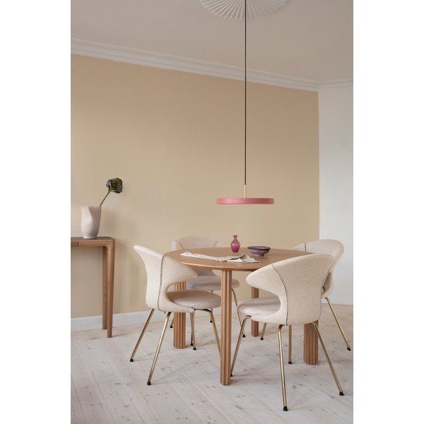 Kabantis šviestuvas rožinės spalvos LED ø 43 cm su metaliniu gaubtu Asteria Medium – UMAGE-image-1