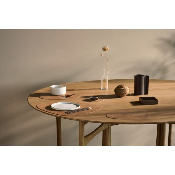 Iš eko odos padėkliukas 37x44 cm Curve L Nupo – LIND DNA-image-3