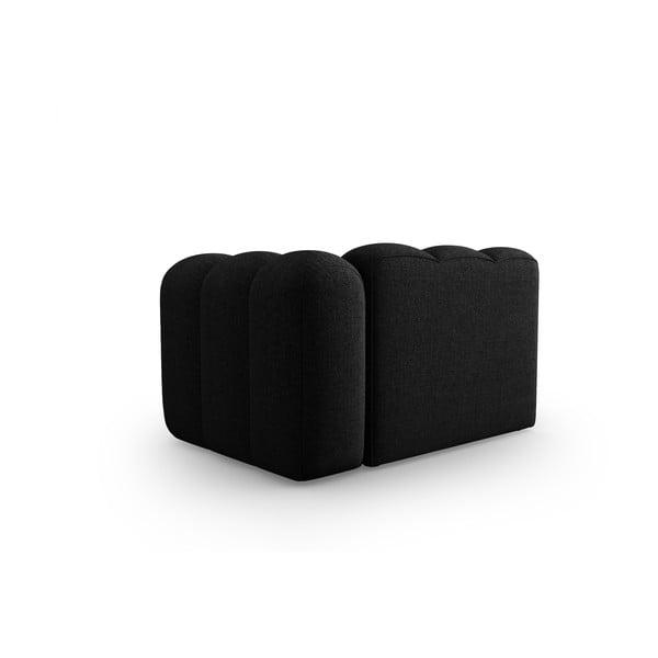 Modulinė sofa juodos spalvos/antracito spalvos (su dešiniuoju kampu) Lupine – Micadoni Home-image-3