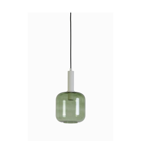 Žalias lubinis šviestuvas su stikliniu gaubtu ø 21 cm Lekar - Light & Living