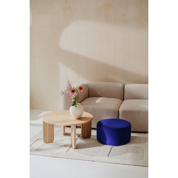 Mėlynos spalvos pufas iš vilnos Folk – noo.ma-image-4