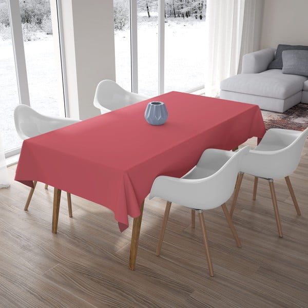 Rožinė staltiesė, 140 x 180 cm
