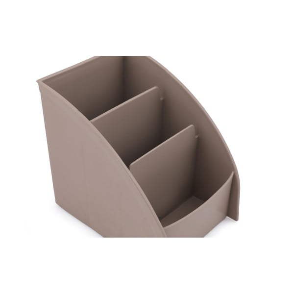 Iš plastiko vonios organizatorius smėlio spalvos makiažui – Hermia-image-3