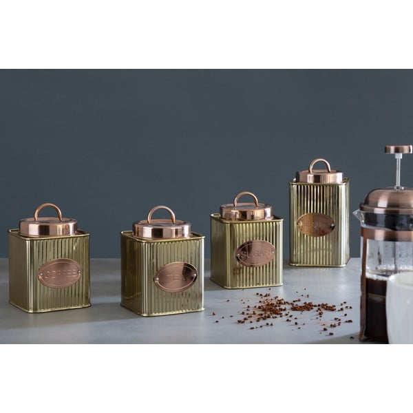 Iš nerūdijančio plieno maisto laikymo indas kavai Prescott – Premier Housewares-image-1
