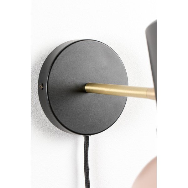 Pilkos ir rožinės spalvos sieninis šviestuvas Zuiver Charlie-image-1