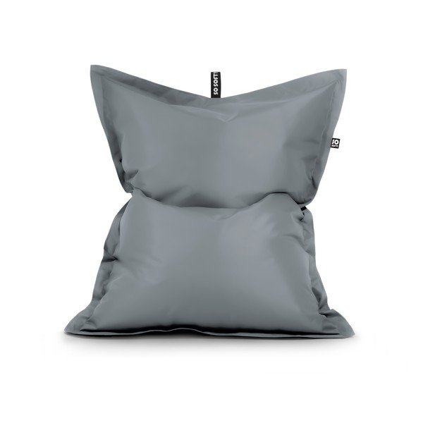 Pilkos spalvos iš dirbtinės odos sėdmaišis Pad XXL – So Soft?