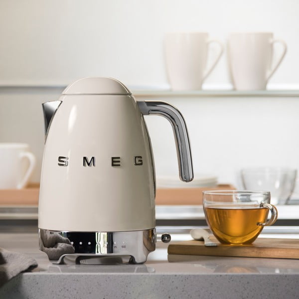 Virdulys iš nerūdijančio plieno kreminės spalvos 1,7 l Retro Style – SMEG-image-2