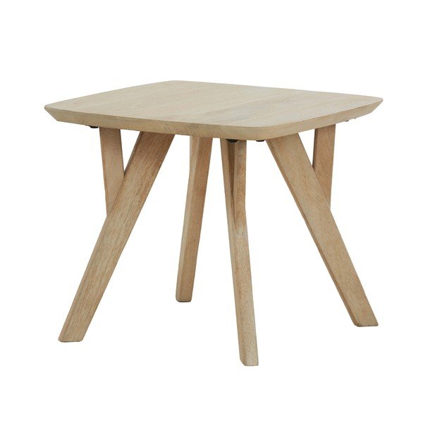 Iš mango masyvo šoninis stalas 50x50 cm Quenza – Light & Living