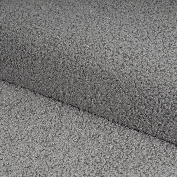 Pilkos spalvos iš boucle pufas Folding – Casa Selección-image-1