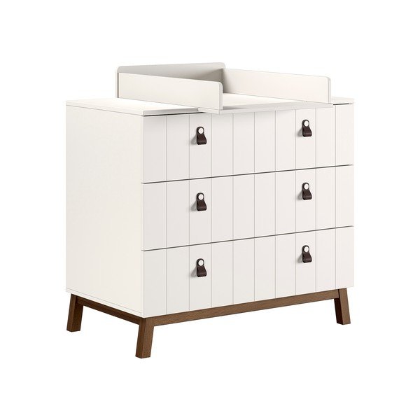 Smėlio spalvos su vystymo stalu vystymo stalas 98,5x94x57 cm Sezane – Vipack