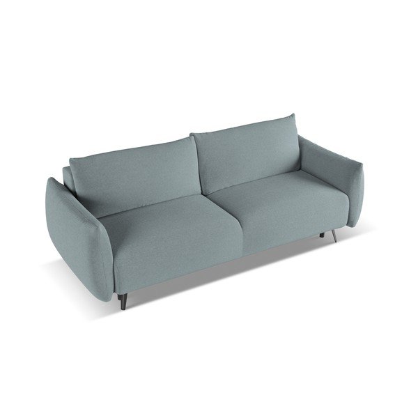 Šviesiai mėlynos spalvos sofa 230 cm Malie – Makamii-image-4