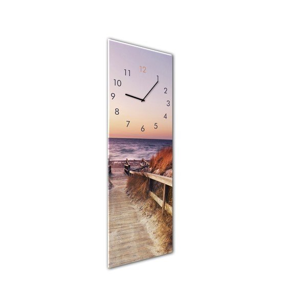 Sieninis laikrodis Styler Glassclock Sunset, 20 x 60 cm-image-1
