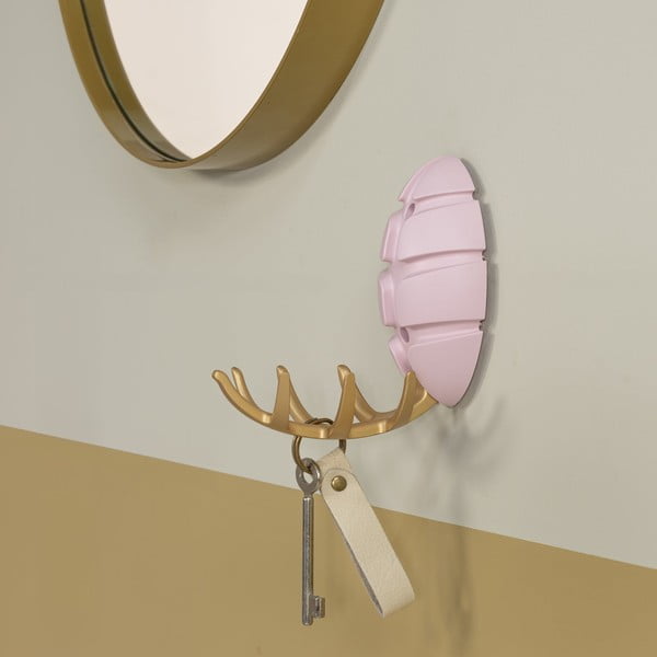 Sieninis baltos spalvos/blizgios sidabrinės spalvos iš plastiko kablys Bug – Spinder Design-image-1