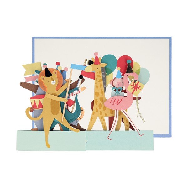 Atvirukas Animal Parade – Meri Meri-image-3