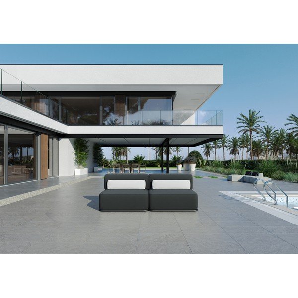 Sodo modulinė sofa tamsiai pilkos spalvos 204 cm Straw – Sit Sit-image-4