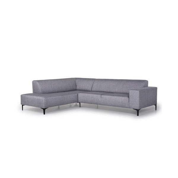 Šviesiai pilka kampinė sofa Scandic Diva, kairysis kampas-image-3