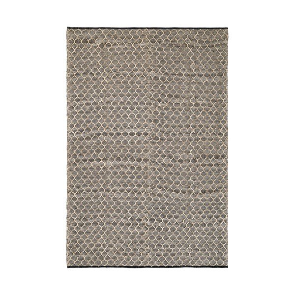 Juodos spalvos/natūralios spalvos lauko ir vidaus kilimas 200x300 cm Dhawan – Bizzotto