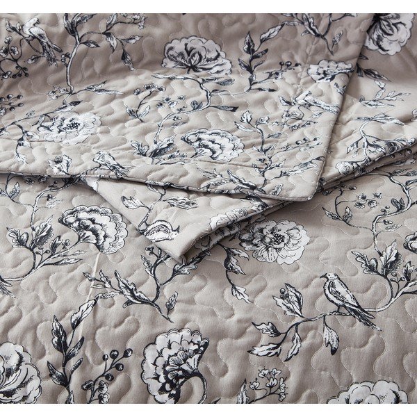 Rudas mikropluošto užvalkalas su dviem pagalvių užvalkalais Sleeptime Classic Flower, 180 x 250 cm-image-3