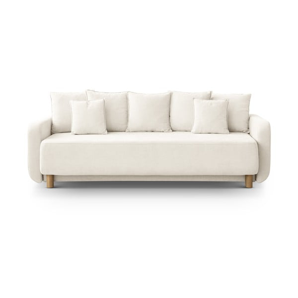 Kreminės spalvos sulankstoma/su sandėliavimo vieta sofa 231 cm Elen – Micadoni 