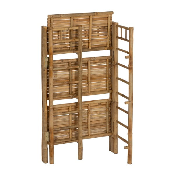 Natūralios spalvos iš bambuko pastatoma lentyna 61x104x34 cm Manali – Ixia-image-4