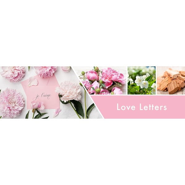 Kvapni žvakė indelyje Goose Creek Love Letters, 35 hodin hoření-image-1
