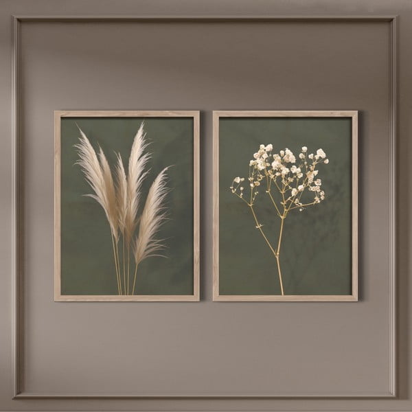 Paveikslai 2 vnt. 30x40 cm Boho – Styler-image-2