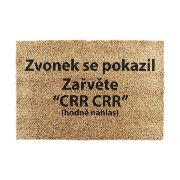 Iš kokoso pluošto grindų kilimėlis 40x60 cm Crr Crr – Artsy Doormats
