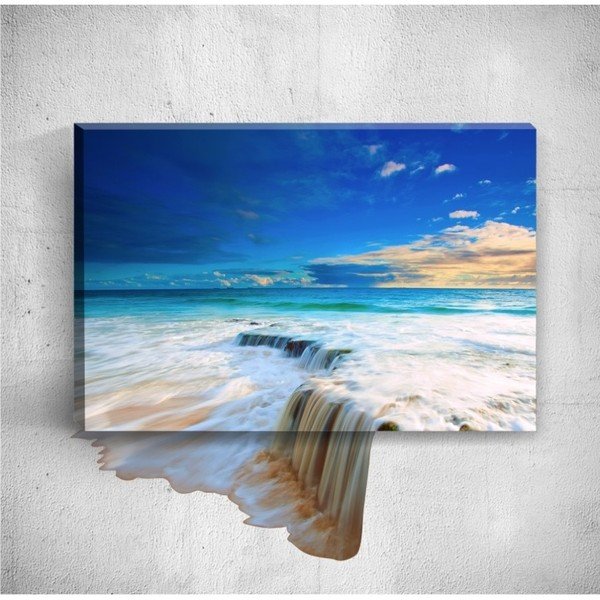 3D paveikslas ant sienos "Mosticx Big Waterfalls", 40 x 60 cm